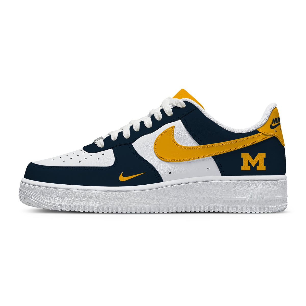 Custom Printed Michigan College Sneakers For Women and Men