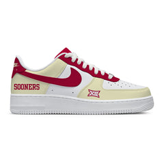 Customize Oklahoma College No.1 Sneakers For Women and Men