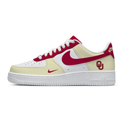 Customize Oklahoma College No.1 Sneakers For Women and Men