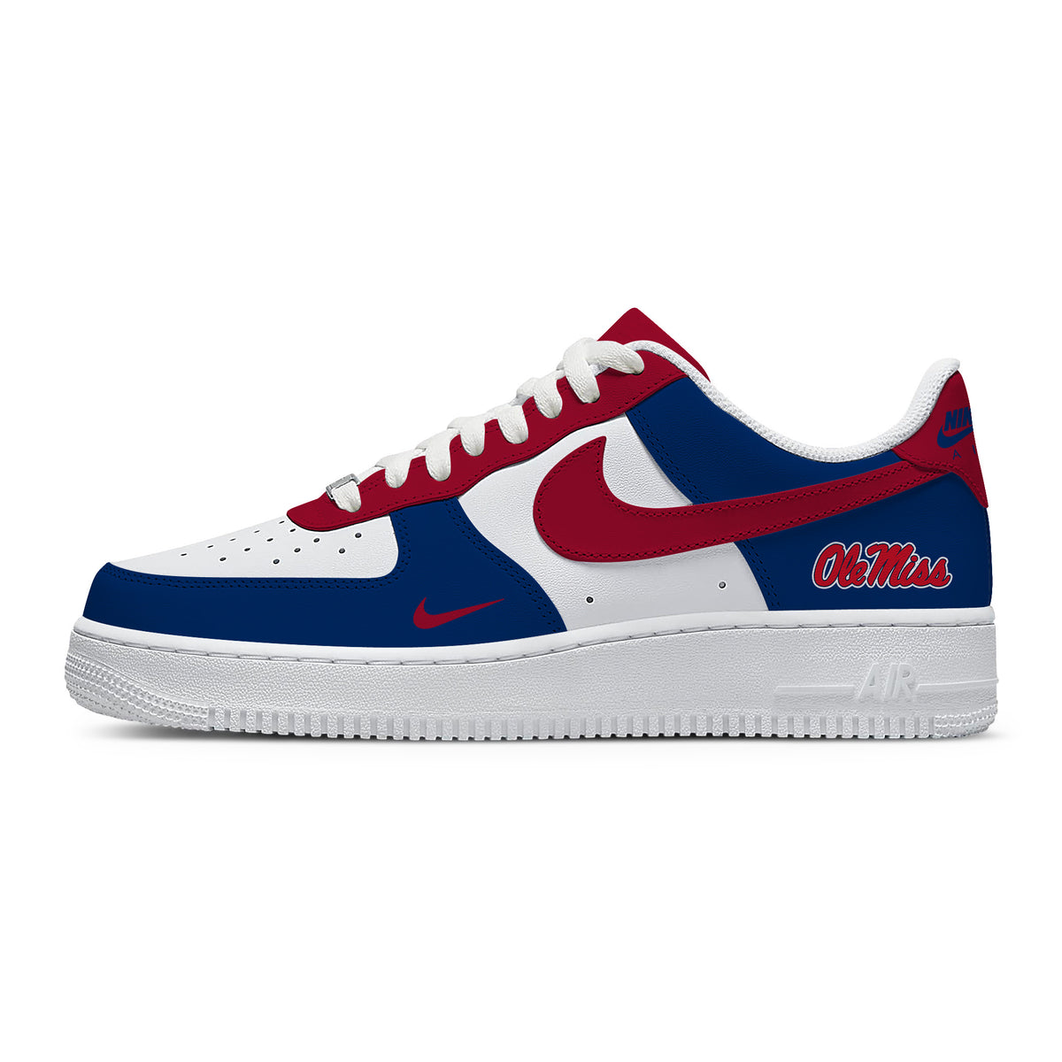 Custom Printed Ole Miss College Sneakers For Women and Men