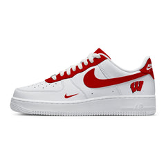 Custom Printed Wisconsin College Shoes For Women and Men