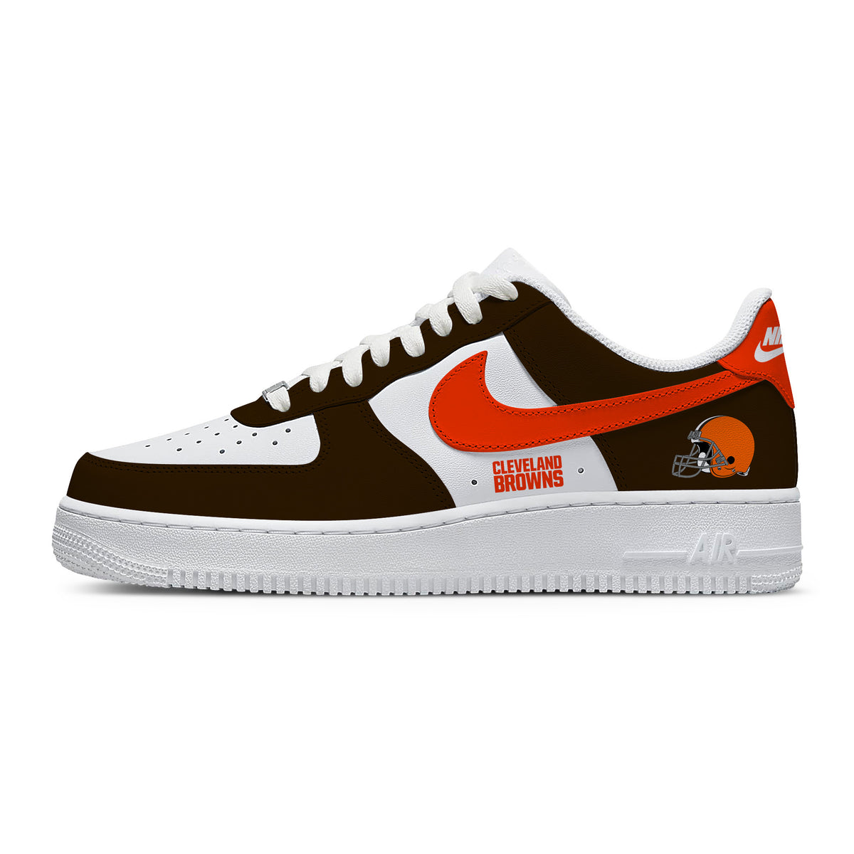 Custom Printed Cleveland Football Sneakers For Women and Men